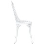 Sillas de jardín 2 pcs de aluminio fundido blanco by , Garden chairs - Ref: Foro24-42002396, Price: 122,40 €, Discount: %