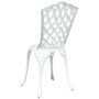Sillas de jardín 2 pcs de aluminio fundido blanco by , Garden chairs - Ref: Foro24-42002396, Price: 122,40 €, Discount: %