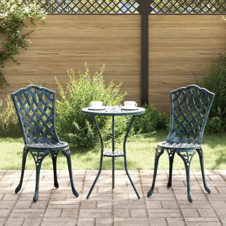 Sillas de jardín 2 pcs Verde de aluminio fundido by , Garden chairs - Ref: Foro24-42002397, Price: 122,40 €, Discount: %