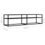 TV-Ständer schwarz gehärtetes Glas 160x40x40,5 cm von vidaXL, TV-Möbel - Ref: Foro24-331719, Preis: 120,62 €, Rabatt: %