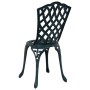 Sillas de jardín 2 pcs Verde de aluminio fundido by , Garden chairs - Ref: Foro24-42002397, Price: 122,40 €, Discount: %