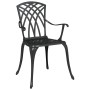 Sillas de jardín 2 piezas Color Negro de Aluminio Fundido von , Gartenstühle - Ref: Foro24-42002399, Preis: 179,10 €, Rabatt: %