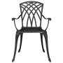 Sillas de jardín 2 piezas Color Negro de Aluminio Fundido von , Gartenstühle - Ref: Foro24-42002399, Preis: 179,10 €, Rabatt: %