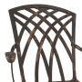Sillas de jardín  de 2 pcs en bronce de aluminio fundido | Foro24.es | Tu tienda online para hogar, jardín y más Foro24.es