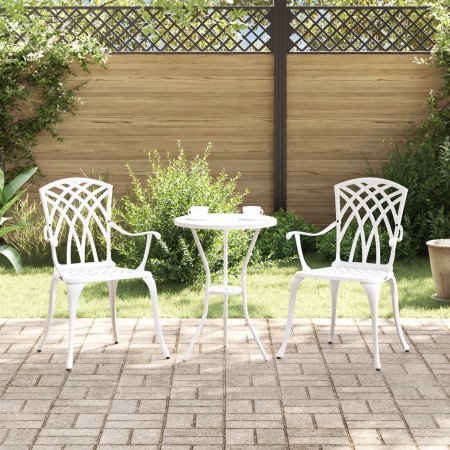 Sillas de Jardín 2 pcs en Aluminio Fundido Blanco von , Gartenstühle - Ref: Foro24-42002400, Preis: 178,44 €, Rabatt: %
