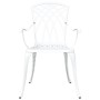 Sillas de Jardín 2 pcs en Aluminio Fundido Blanco von , Gartenstühle - Ref: Foro24-42002400, Preis: 178,44 €, Rabatt: %