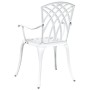 Sillas de Jardín 2 pcs en Aluminio Fundido Blanco von , Gartenstühle - Ref: Foro24-42002400, Preis: 178,44 €, Rabatt: %
