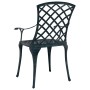 Sillas de Jardín apilables 4 piezas Verde de Aluminio Fundido by , Garden chairs - Ref: Foro24-42002707, Price: 414,51 €, Dis...