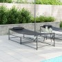 Tumbona de Jardín - Antracita - 200x74x73 cm - Acero y Textileno von , Betten im Freien - Ref: Foro24-42003023, Preis: 96,11 ...