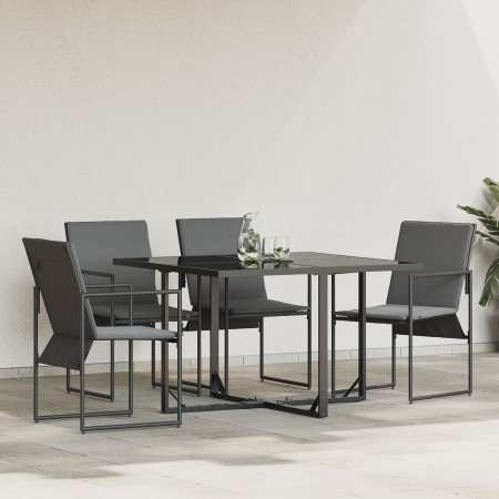 Sillas de Jardín con Cojines 4 pcs Negras Textileno von , Gartenstühle - Ref: Foro24-42003025, Preis: 143,46 €, Rabatt: %