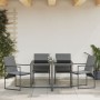 Sillas de Jardín con Cojines 4 pcs Negras Textileno von , Gartenstühle - Ref: Foro24-42003025, Preis: 143,46 €, Rabatt: %
