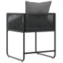 sillas de jardín con cojines 4 pcs Rattan Poliéster Negro von , Gartenstühle - Ref: Foro24-42003027, Preis: 224,14 €, Rabatt: %