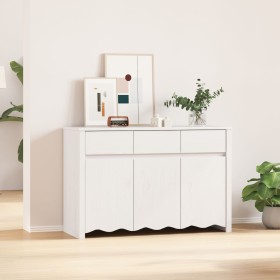 Aparador ""DRAMMEN"" Blanco 114x43x75,5 cm Madera