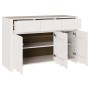 Aparador ""DRAMMEN"" Blanco 114x43x75,5 cm Madera Sólida de Pino de , Aparadores - Ref: Foro24-42003039, Precio: 167,83 €