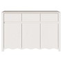 Aparador ""DRAMMEN"" Blanco 114x43x75,5 cm Madera Sólida de Pino de , Aparadores - Ref: Foro24-42003039, Precio: 167,83 €