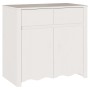 Aparador ""DRAMMEN"" Blanco 79x43x75,5 cm Madera Sólida de Pino | Foro24.es | Tu tienda online para hogar, jardín y más Foro24.es