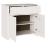 Aparador ""DRAMMEN"" Blanco 79x43x75,5 cm Madera Sólida de Pino de , Aparadores - Ref: Foro24-42003041, Precio: 131,16 €