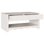 Mesa de Café ""DRAMMEN"" Blanca 99x55x45 cm Madera Sólida de Pino | Foro24.es | Tu tienda online para hogar, jardín y más Foro24.es