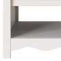 Mesa de Café ""DRAMMEN"" Blanca 99x55x45 cm Madera Sólida de Pino | Foro24.es | Tu tienda online para hogar, jardín y más Foro24.es