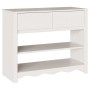 Mesa Consola  ""DRAMMEN"" Blanca 89,5x37x73 cm Madera Sólida de Pino | Foro24.es | Tu tienda online para hogar, jardín y más Foro24.es