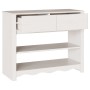 Mesa Consola  ""DRAMMEN"" Blanca 89,5x37x73 cm Madera Sólida de Pino | Foro24.es | Tu tienda online para hogar, jardín y más Foro24.es