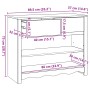 mesa consola ""DRAMMEN"" 89,5x37x73 cm de madera maciza de pino de , Mesas consola - Ref: Foro24-42003046, Precio: 106,82 €, ...
