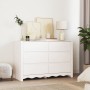 Comoda ""DRAMMEN"" Blanca 111x43x73,5 cm de Madera Sólida de Pino by , Drawers - Ref: Foro24-42003051, Price: 185,30 €, Disco...