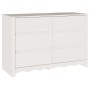 Comoda ""DRAMMEN"" Blanca 111x43x73,5 cm de Madera Sólida de Pino by , Drawers - Ref: Foro24-42003051, Price: 185,30 €, Disco...
