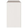 Comoda ""DRAMMEN"" Blanca 111x43x73,5 cm de Madera Sólida de Pino by , Drawers - Ref: Foro24-42003051, Price: 185,30 €, Disco...