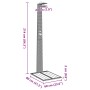 Ducha de Jardín Gris 60x80x214 cm Resina de Polietileno von , Pool- und Spa-Zubehör - Ref: Foro24-42003416, Preis: 124,09 €, ...