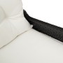 Sillón reclinable con cojín de poliratán negro by , Garden chairs - Ref: Foro24-42003418, Price: 142,53 €, Discount: %
