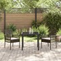 Sillas de Jardín 2 pcs con Cojines Marrón Poliratán by , Garden chairs - Ref: Foro24-42003446, Price: 114,21 €, Discount: %