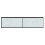 Weißer Konsolentisch aus gehärtetem Glas, 140 x 35 x 75,5 cm von vidaXL, Seitentische - Ref: Foro24-331696, Preis: 76,11 €, R...