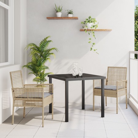 sillas de jardín 2 pcs con cojines beige de ratán sintético von , Gartenstühle - Ref: Foro24-42003448, Preis: 115,25 €, Rabat...