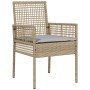 sillas de jardín 2 pcs con cojines beige de ratán sintético von , Gartenstühle - Ref: Foro24-42003448, Preis: 115,25 €, Rabat...