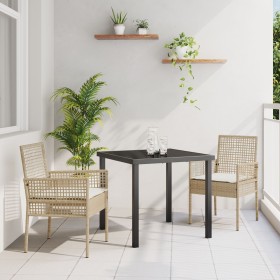 sillas de jardín 2 pcs con cojines beige de ratán von , Gartenstühle - Ref: Foro24-42003449, Preis: 114,72 €, Rabatt: %