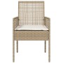 sillas de jardín 2 pcs con cojines beige de ratán von , Gartenstühle - Ref: Foro24-42003449, Preis: 114,72 €, Rabatt: %