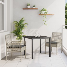 Sillas de Jardín 2 pcs con Cojines Gris Claro Poliratán von , Gartenstühle - Ref: Foro24-42003450, Preis: 114,21 €, Rabatt: %