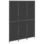 Biombo de 3 paneles plegable negro 146x180 cm de poliratán de , Divisores de ambientes - Ref: Foro24-42003668, Precio: 101,36...