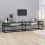 Transparenter TV-Schrank aus gehärtetem Glas, 200 x 40 x 40,5 cm von vidaXL, TV-Möbel - Ref: Foro24-331726, Preis: 139,85 €, ...