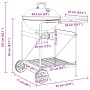 Carro de Barbacoa de Carbón con Tapa Negro 96x72x113 cm Metal von , Grillen - Ref: Foro24-42003856, Preis: 189,17 €, Rabatt: %