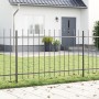 Cerca de Jardín  con Punta de Lanza Gris 1,7x1 m de Acero | Foro24.es | Tu tienda online para hogar, jardín y más Foro24.es