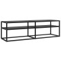 Schwarzer TV-Schrank aus gehärtetem Glas, 140 x 40 x 40,5 cm von vidaXL, TV-Möbel - Ref: Foro24-331715, Preis: 111,48 €, Raba...