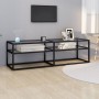 Mueble para TV vidrio templado transparente 140x40x40,5 cm de vidaXL, Muebles TV - Ref: Foro24-331714, Precio: 114,21 €, Desc...