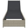Tumbona Beige 60x200x27 cm de Ratán Poliéster by , Loungers - Ref: Foro24-42004127, Price: 178,60 €, Discount: %