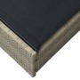Tumbona Beige 60x200x27 cm de Ratán Poliéster by , Loungers - Ref: Foro24-42004127, Price: 178,60 €, Discount: %
