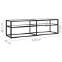 Transparenter TV-Schrank aus gehärtetem Glas, 140 x 40 x 40,5 cm von vidaXL, TV-Möbel - Ref: Foro24-331714, Preis: 111,63 €, ...