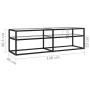 Transparenter TV-Schrank aus gehärtetem Glas, 140 x 40 x 40,5 cm von vidaXL, TV-Möbel - Ref: Foro24-331714, Preis: 114,30 €, ...