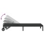 Tumbonas 2 pcs con ruedas y mesa negro de poliratán von , Liegen - Ref: Foro24-42004131, Preis: 264,18 €, Rabatt: %