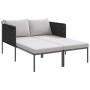 Tumbona con cojines para 2 personas Anthracite 115x153x69,5 cm Acero de , Tumbonas - Ref: Foro24-42004134, Precio: 260,45 €, ...